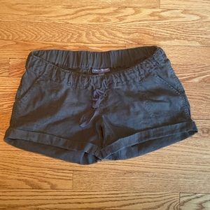 A Pea in the Pod Brown Maternity Shorts, L